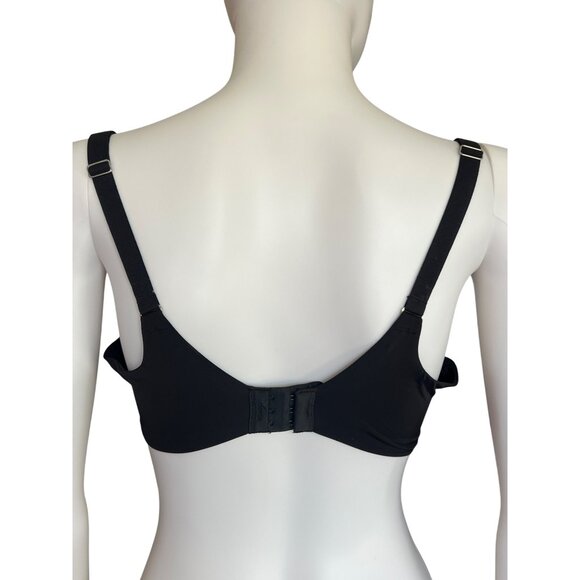 Soma Bra Womens 36D Black Nylon Spandex Full Coverage Adjustable Straps - Picture 2 of 8